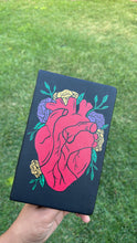 Corazón Llena Notebook - Purple & Gold Flowers