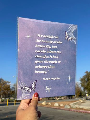 Beauty of the Butterfly Quote Print