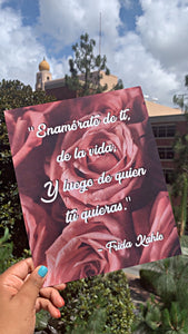 Enamórate Frida Quote Print